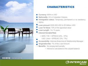 Intercam Loan Characteristics